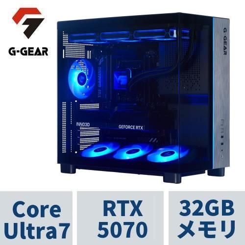 ゲーミングPC G-GEARピラーレス GV7J-F262B/R/CP1 CoreUltra7 270K