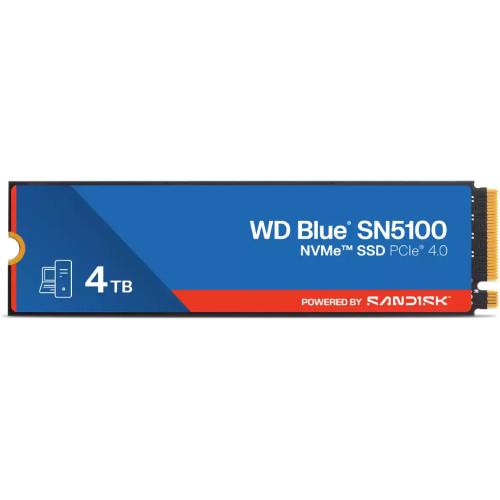 WDS400T5B0E [M.2 NVMe 内蔵SSD / 4TB PCIe Gen4x4 WD Blue SN5100 SSD