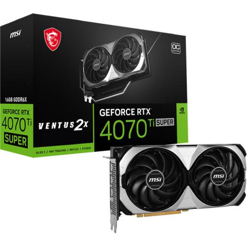 GeForce RTX 4070 Ti SUPER 16G VENTUS 2X OC : 0824142346808 