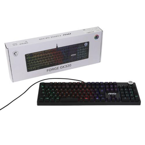 FORGE GK320 RED JP 有線 日本語配列 フルキー メカニカル ゲーミング