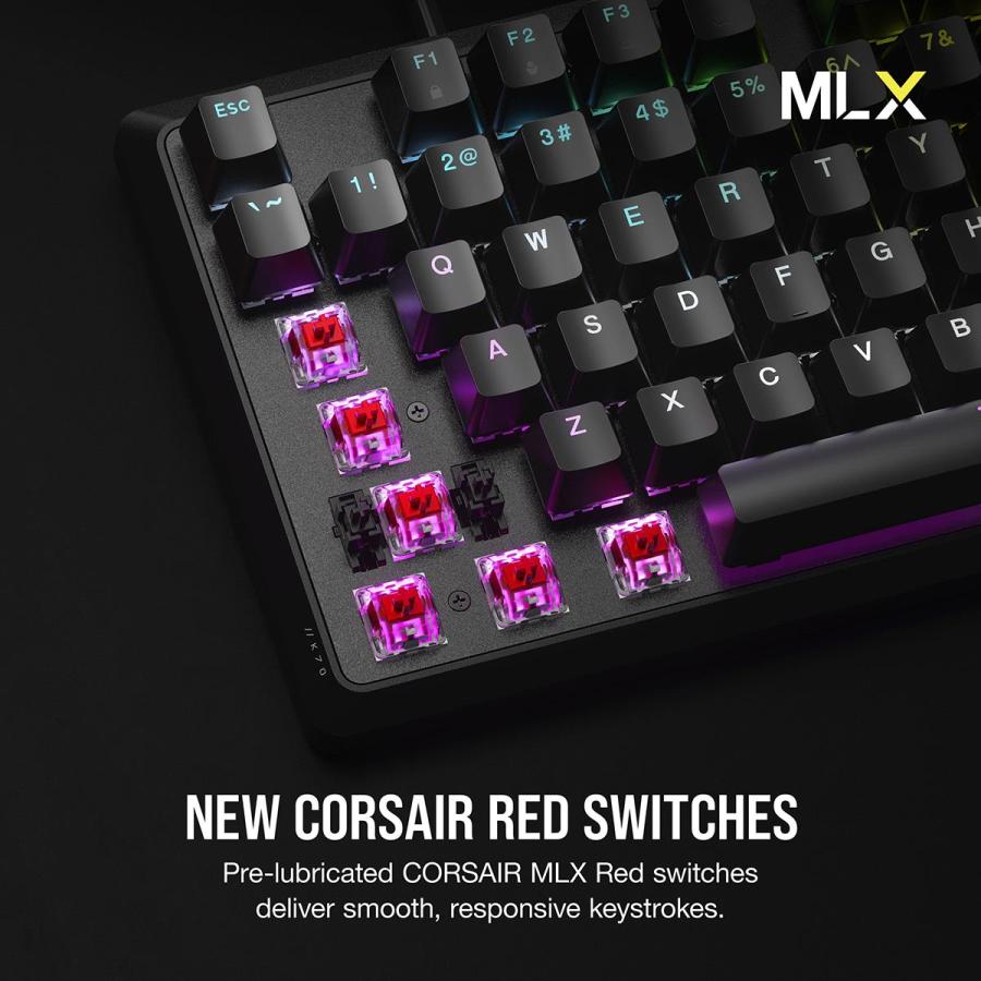 K70 CORE (CH-910971E-JP) 有線 日本語配列フルキー メカニカルゲーミングキーボード 赤軸_7