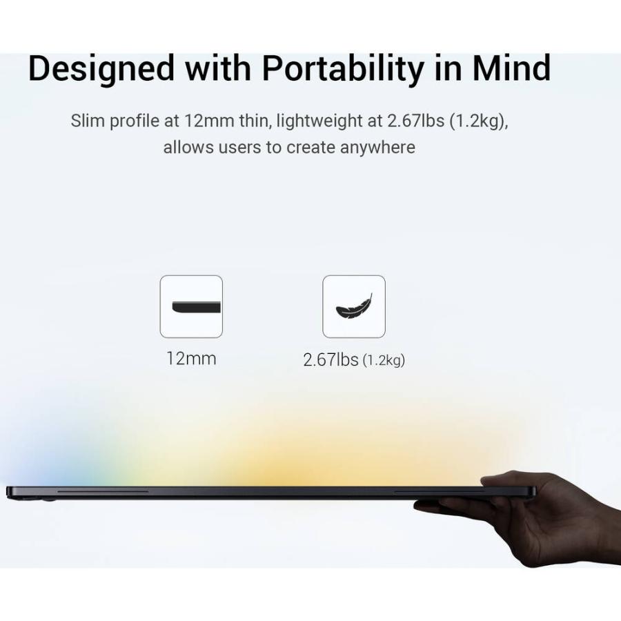 ペンディスプレイ16 バンドル [LPH1612U-A] 15.6インチ 4K OLED 液晶ペンタブレット QuickKey付属の画像