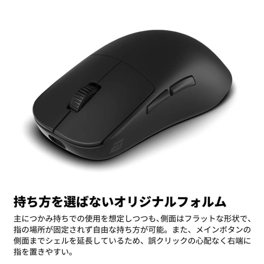 ゲーミングマウス OP1w 4K 4000Hz wireless OP1w 4K v2 ブラック 有線/無線両対応 ワイヤレスゲーミングマウス 4K