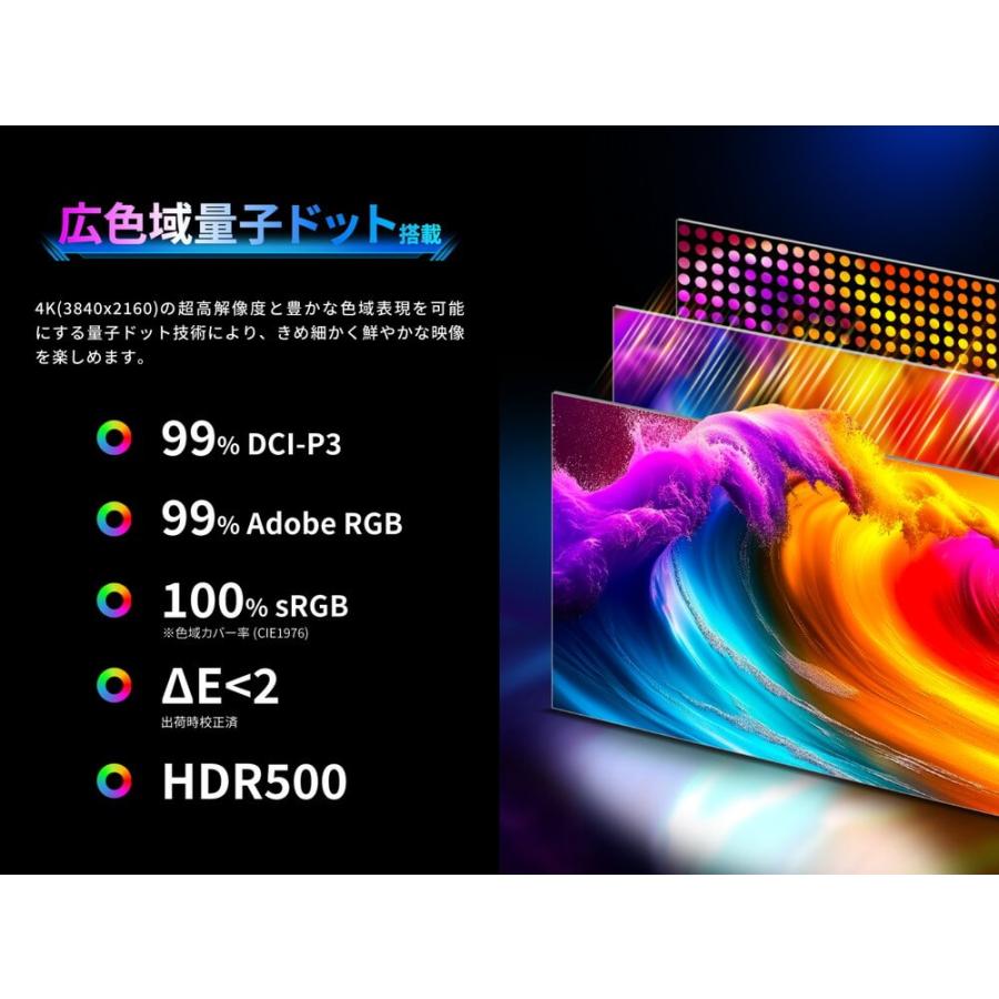 P2710V-QD 27インチ ゲーミングモニター 4K 160Hz/FHD 320Hz 1ms(GTG