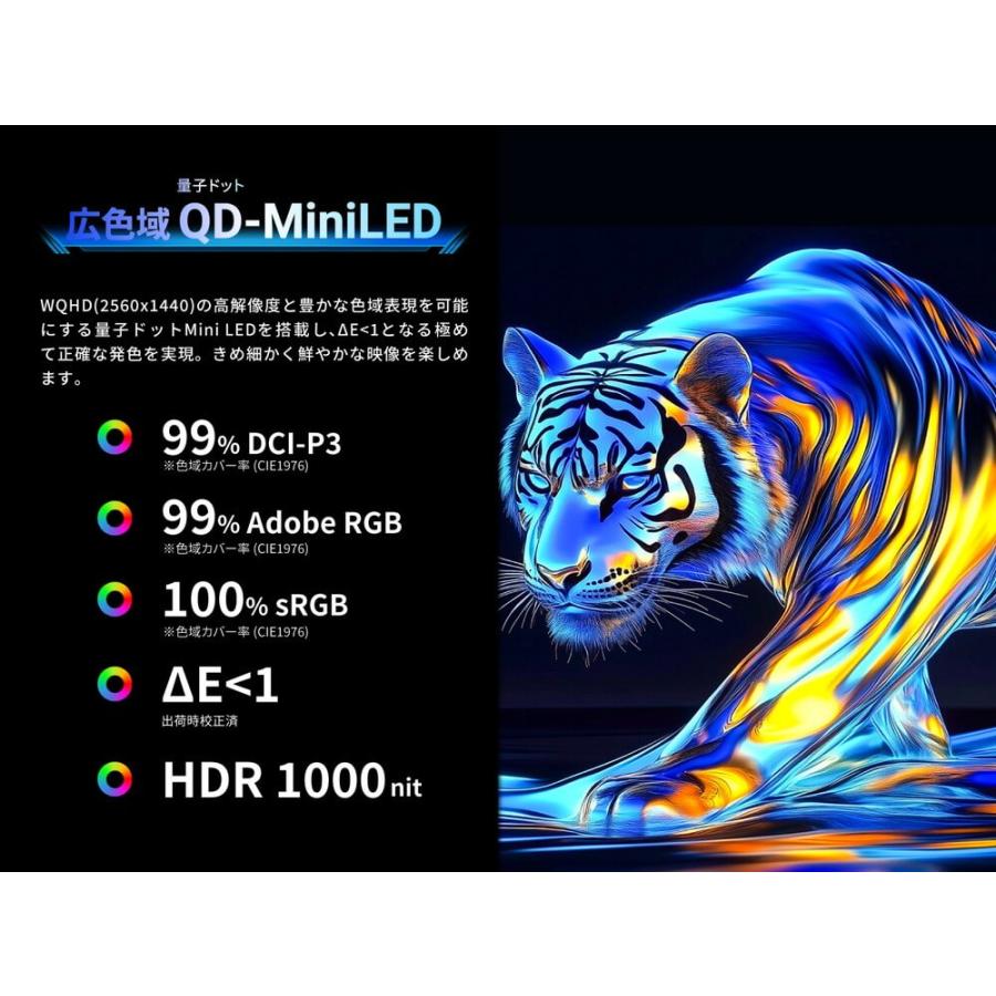 P245MS PRO 24インチ WQHD(2560x1440) ゲーミングモニター 380Hz 1ms