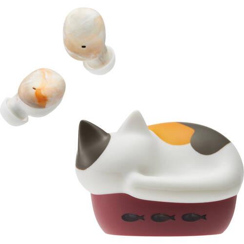 NEKO HP-C28BTM (ミケ) 猫のかたちの完全ワイヤレスイヤホン : ツクモ
