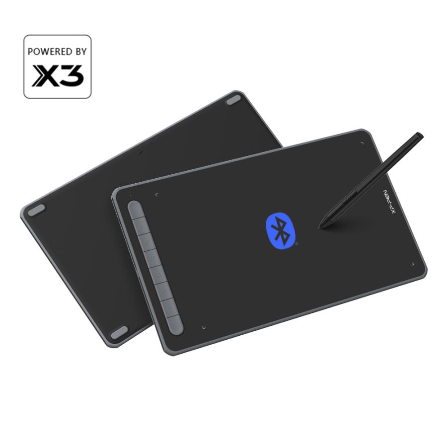 Deco LW BK [ブラック] 10x6インチ 有線/無線 両対応 ペンタブレット