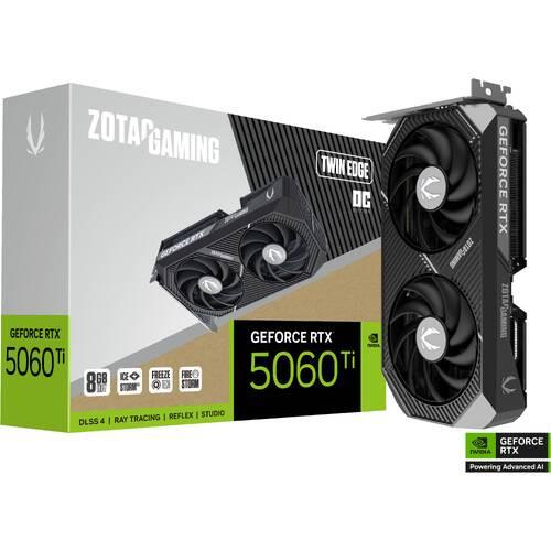 ZOTAC GAMING GeForce RTX 5060 Ti 8GB Twin Edge OC RTX5060Ti8GBTWOC