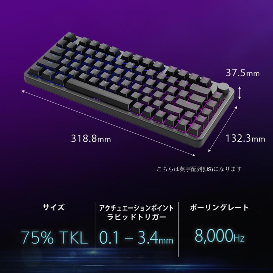 INZONE KBD-H75 [KBD-G900JP] ゲーミングキーボード 日本語配列