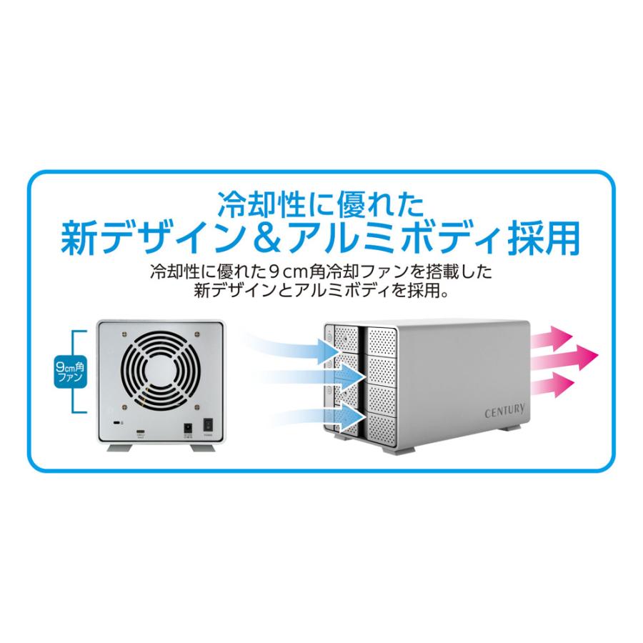【ほぼ新品】CENTURY 裸族のカプセルホテル CRCH35U32CIS 裸族のカプセルホテル USB3.2 (CRCH35U32CIS) ハードディスク（HDD
