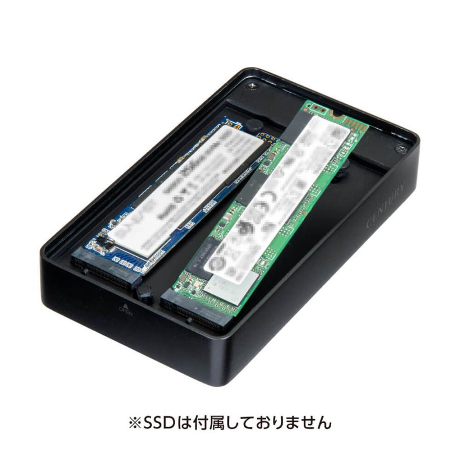 裸族のRAIDベースUSB20G (CRBM2NU20G)_5