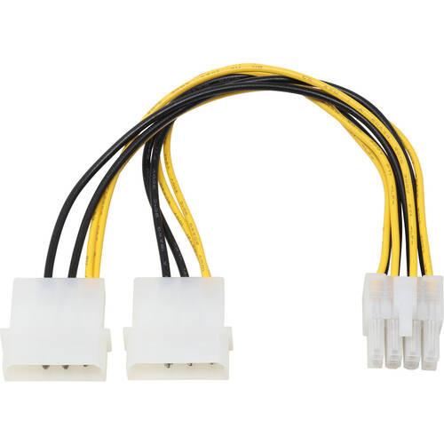 EPS12V用電源変換ケーブル 15cm PX-009B | 