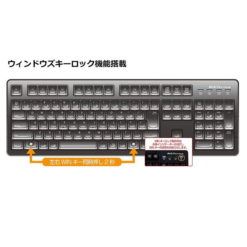BFKB109UP1 日本語配列フルキー ゲーミングキーボード : ツクモ
