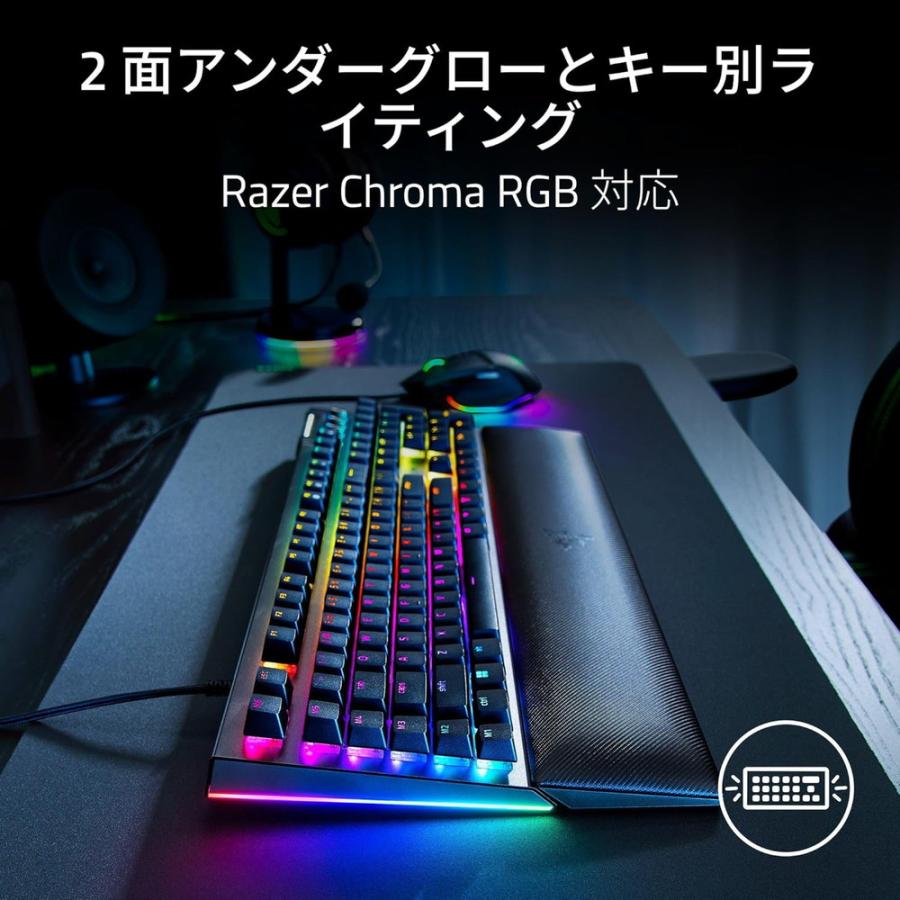 BlackWidow V4 JP Yellow Switch 有線 日本語配列フルキー ゲーミング