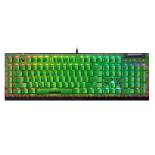 BlackWidow V4 X Minecraft Edition Green Switch 英語配列フルキー