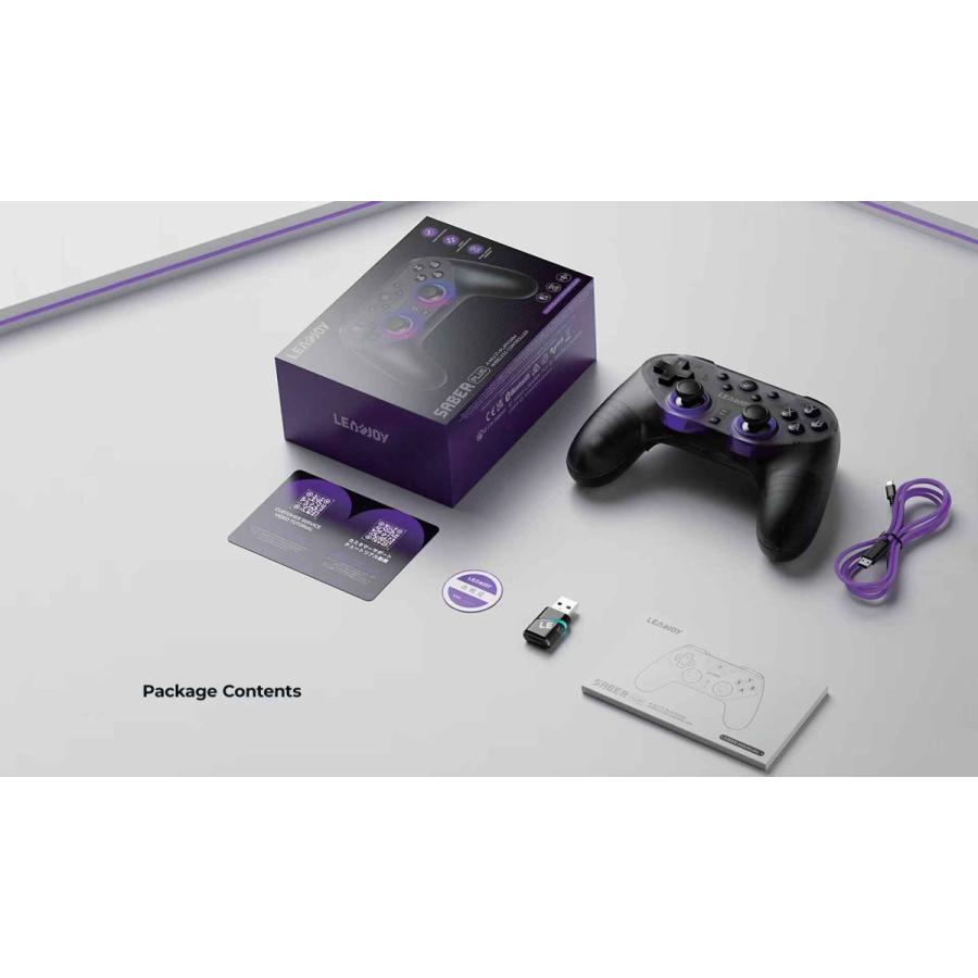 PC用ゲームコントローラー・コンバーター LEADJOY SABER PLUS BK SABER PLUS BK : ツクモ パソコン Yahoo!店 - 通販 - Yahoo!ショッピング