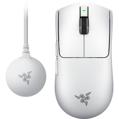Razer レイザー Viper V4 Pro (White Edition) ゲーミングマウス 50g 超軽量 8,000Hzドングル同梱 ワイヤレス HyperSpeed Wireless 第3世代 Razer Focus Pro オプティカルセンサー 50,000DPI 第4世代 オプティカルマウススイッチ 180時間駆動 オプティカルスクロールホイール 6ボタン 【日本正規代理店保証品】の商品画像（Yahoo!ショッピング）
