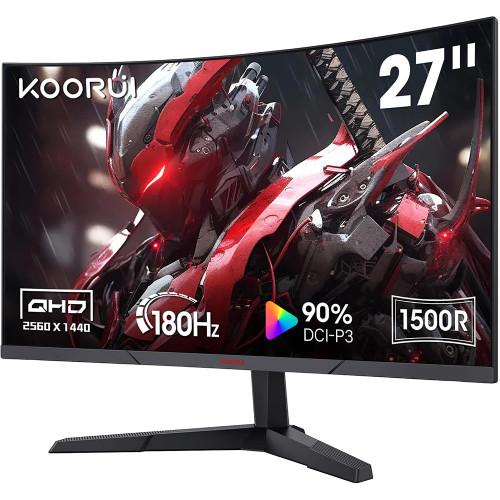 KOORUI 27E6QCA [27インチ ブラック]の商品画像（Yahoo!ショッピング）