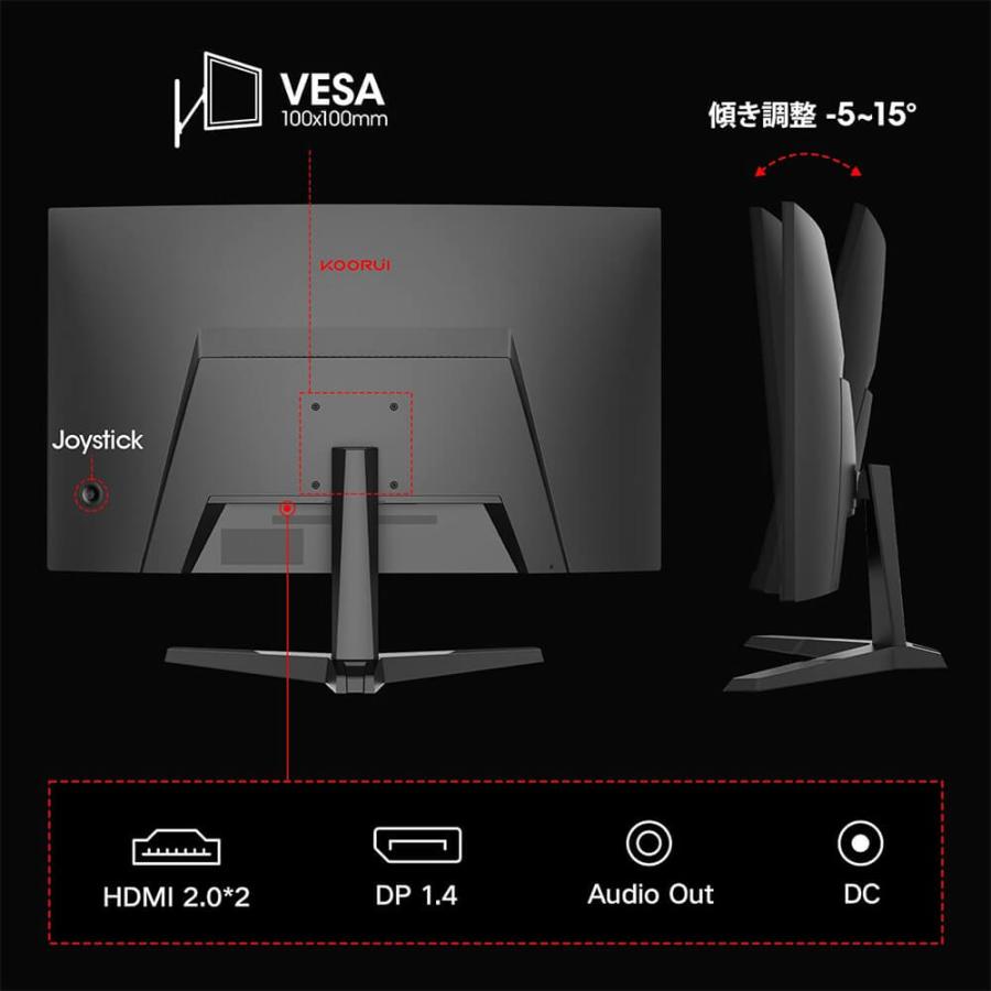 27E6QCA 27インチ WQHD(2560x1440) ゲーミングモニター 180Hz 1ms