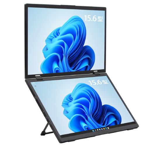 LCD15HC-IPSDUAL デュアルモバイルモニター 15.6インチ フルHD x2 IPS