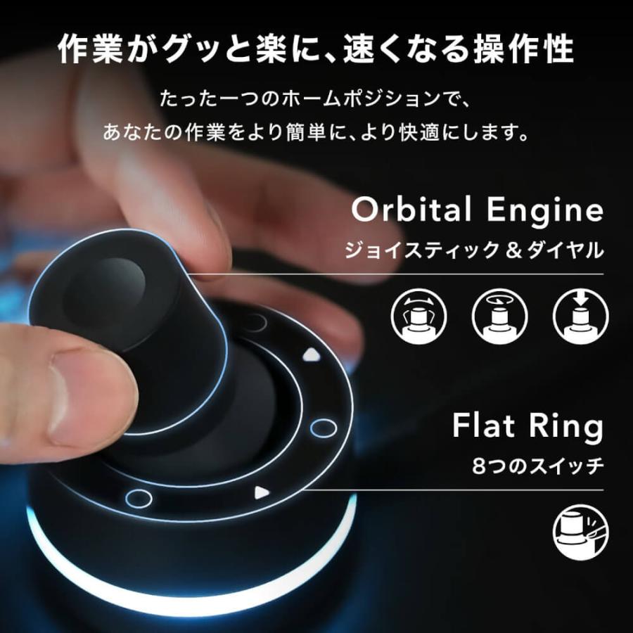 Orbital2 Type-C クリエイター向け 多機能左手デバイス : ツクモ
