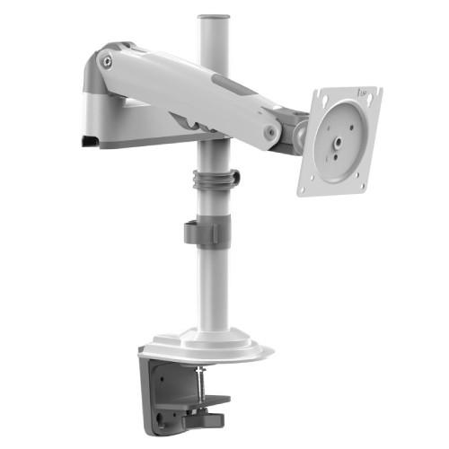 HNSS32W ホワイト ポール付き ガススプリング式 シングル モニター