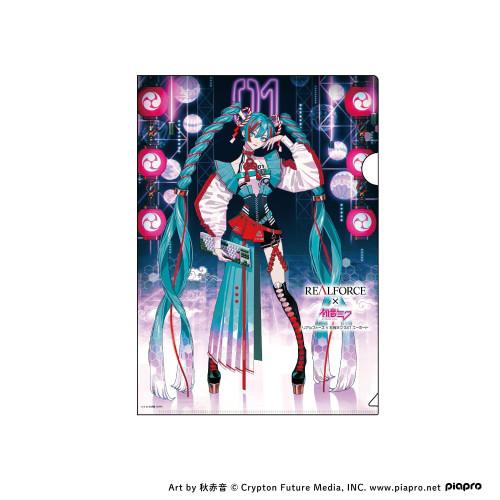 初音ミク A4クリアファイル_秋赤音イラスト : ツクモ パソコン Yahoo