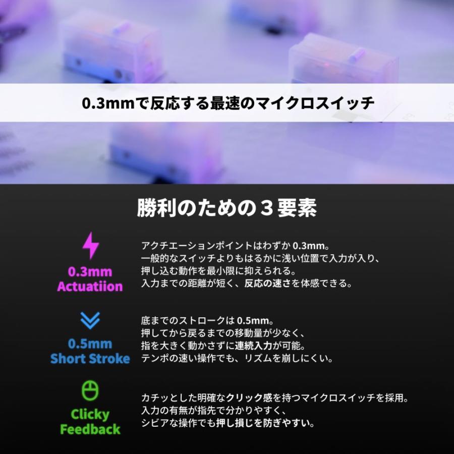 Rushbox Click [RB005] マイクロスイッチ搭載 レバーレス
