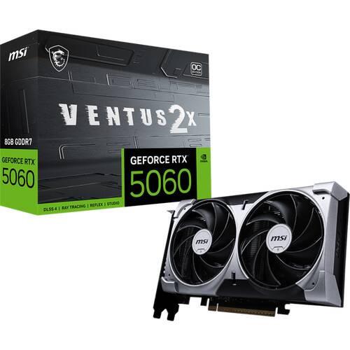 MSI エムエスアイ グラフィックボード GeForce RTX 5060 8G VENTUS 2X OCの商品画像（Yahoo!ショッピング）