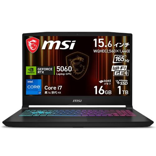 ゲーミングノート Katana-15-HX-B14WFK-3269JP [15.6型 /i7-14650HX