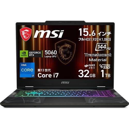 ゲーミングノート Cyborg-15-B13WFKG-5060JP [15.6型 /i7-13620H 