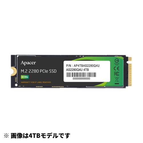 AP512GAS2280Q4U-1 AS2280Q4U M.2 PCIe Gen4 x4 : ツクモ パソコン