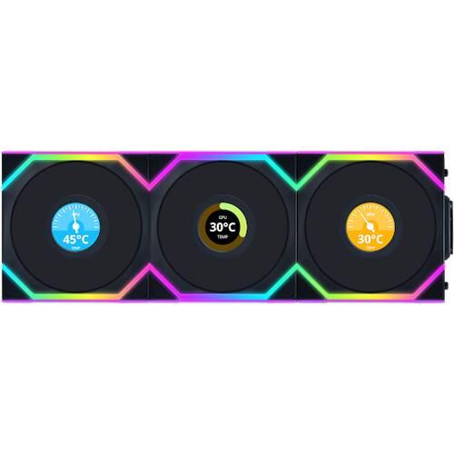 UNI FAN SL Wireless BK UF-SL120-LCD-WLS-3B LCDモデル トリプル