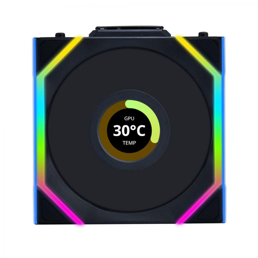 UNI FAN SL Wireless BK UF-SL120-LCD-WLS-3B LCDモデル トリプル