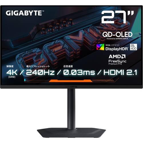 MO27U2 27インチ 4K ゲーミングモニター 240Hz 0.03ms 有機EL : ツクモ 