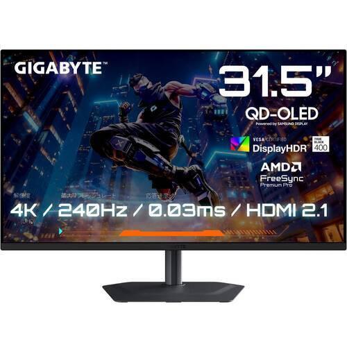 MO32U2 Gaming Monitor 31.5インチ 4K QD-OLED 240Hz 0.03ms : ツクモ