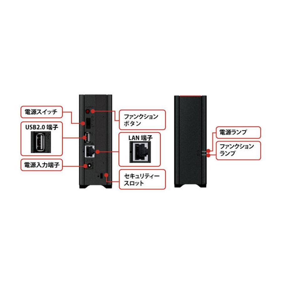 LinkStation LS210D0601G [ネットワーク対応HDD（NAS、HDD内蔵） / 6TB