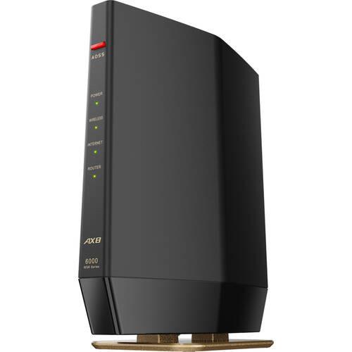 BUFFALO WSR-6000AXP-MB 無線LANルーター AirStation WSR-6000AX8P-MB(マットブラック) [無線LAN親機 / Wi-Fi 6