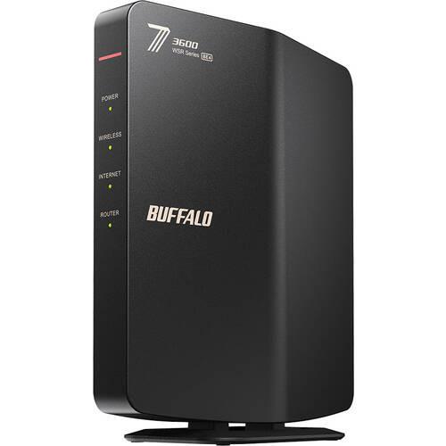 BUFFALO バッファロー Wi-Fiルーター AirStation WSR3600BE4P-BK ブラック デュアルバンドWi-Fiルーターの商品画像（Yahoo!ショッピング）