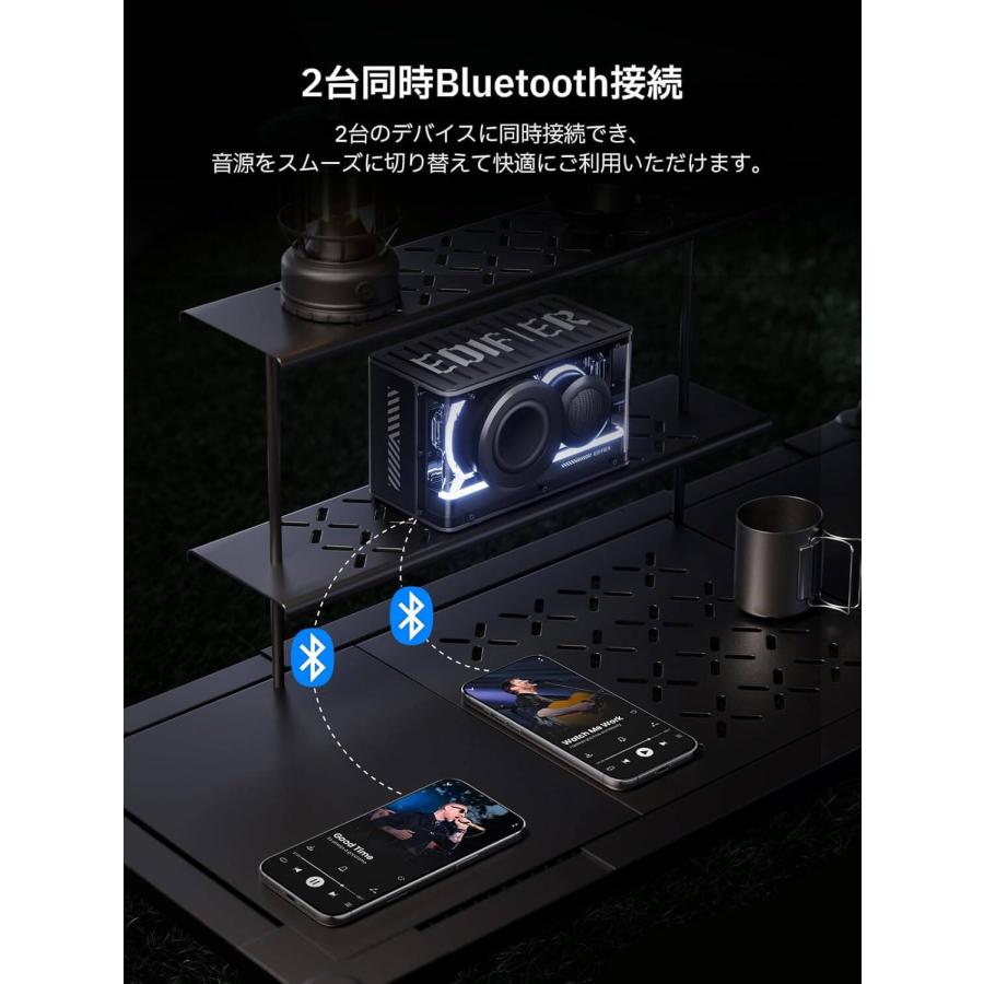 ED-QD25-BK ポータブル Bluetooth スピーカー ブラック : ツクモ