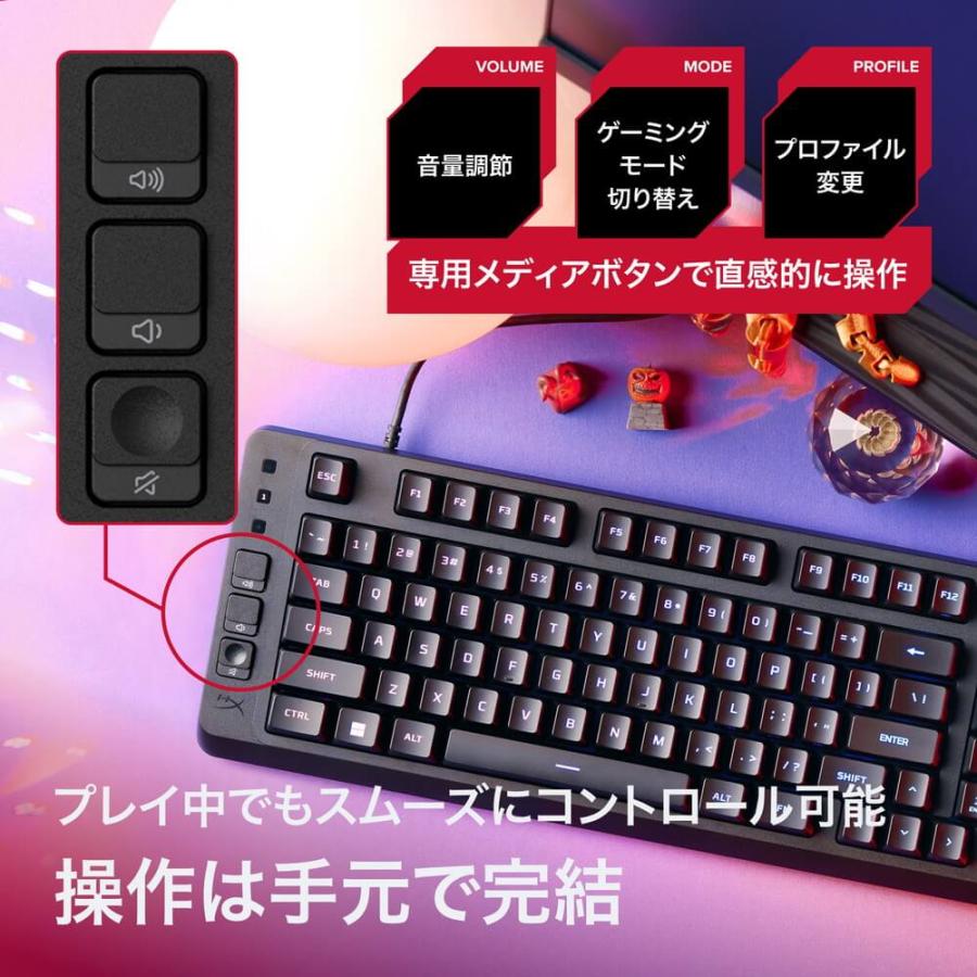 HyperX Eve 1800 [HXR-B7JE0AA#ABJ] 日本語配列 テンキー付コンパクト