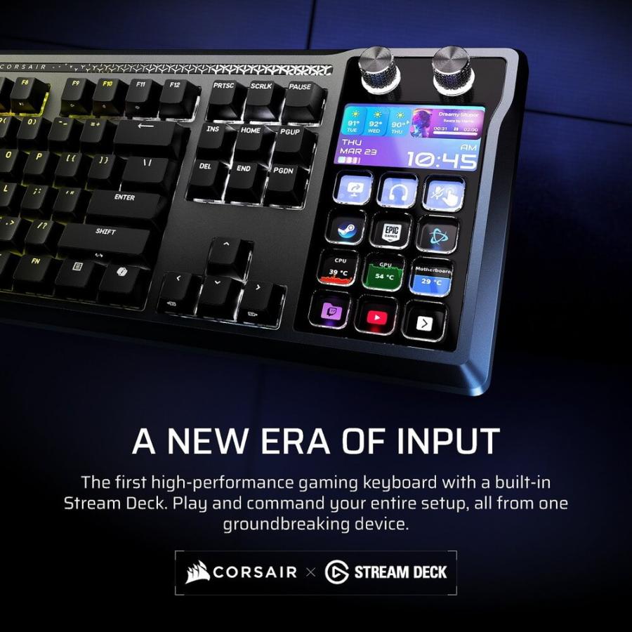 GALLEON 100 SD [CH-912A31I-JP] Stream Deck内蔵メカニカルキーボード 有線 日本語配列テンキーレス ...