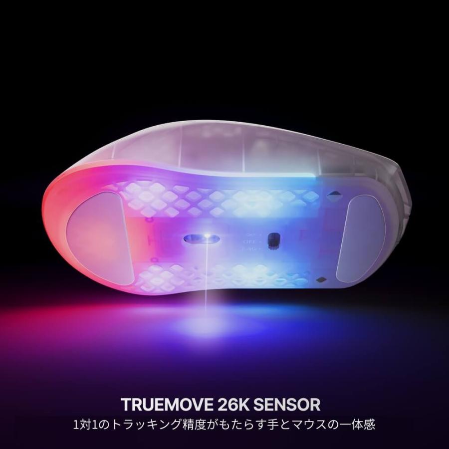 Aerox 3 Wireless Gen 2 Ghost [62715] 4K ワイヤレス ゲーミング