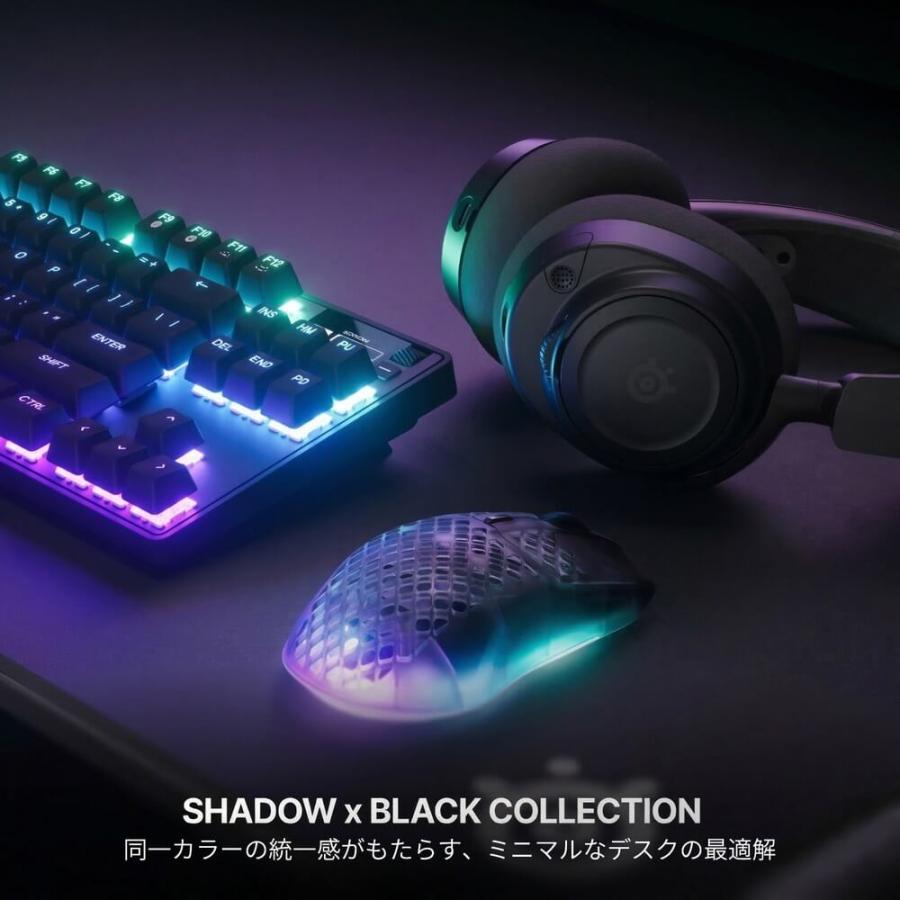 Aerox 3 Wireless Gen 2 Shadow [62717] 4K ワイヤレス ゲーミング