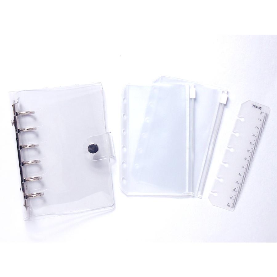 透明プラスチック型 6個セット Amazon.co.jp: TSUKURIRO B6 バイブル プラスチック インデックス 6穴