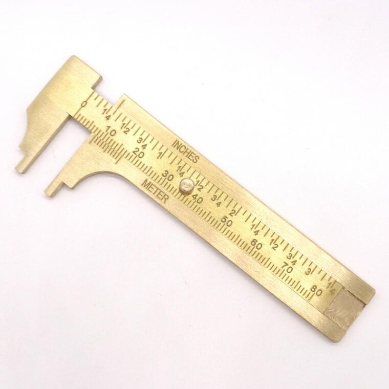 ビーズスミス スライディングゲージ 390 80mm 1個 ノギス 携帯 持ち運び 小型 測定工具 ミリ インチ ハンドメイド ジュエリー ビーズ | 