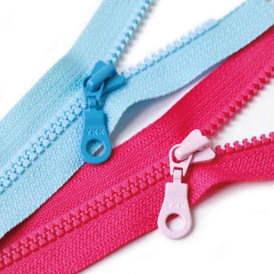 ファスナー カラフルビスロンファスナー 20cm 7色セット チャック