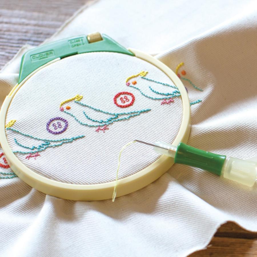 フリーステッチング針先 クロバー フリーステッチング ししゅう 刺繍