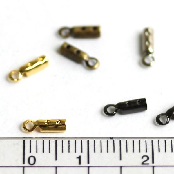 アクセサリーパーツ チェーン止め金具 エンドパーツ W1.2×H7mm 20個入