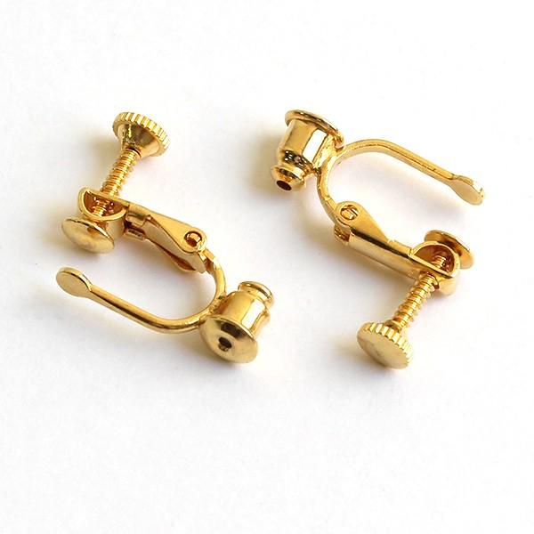 チャコページ♡ネジ式イヤリング3点　ありがとうございます♡ イヤリングコンバーター ネジバネ式 W12xH18mm : つくる楽しみ